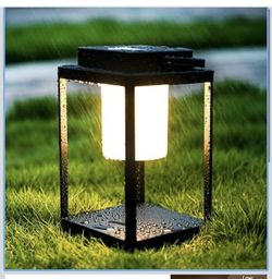 Outdoor Table Lamp, Cordless Rechargeable LED Lanterns for Patio Aluminum, 4400mAh 50H Long Battery Life, Battery Operated, Waterproof, Portable LED D
