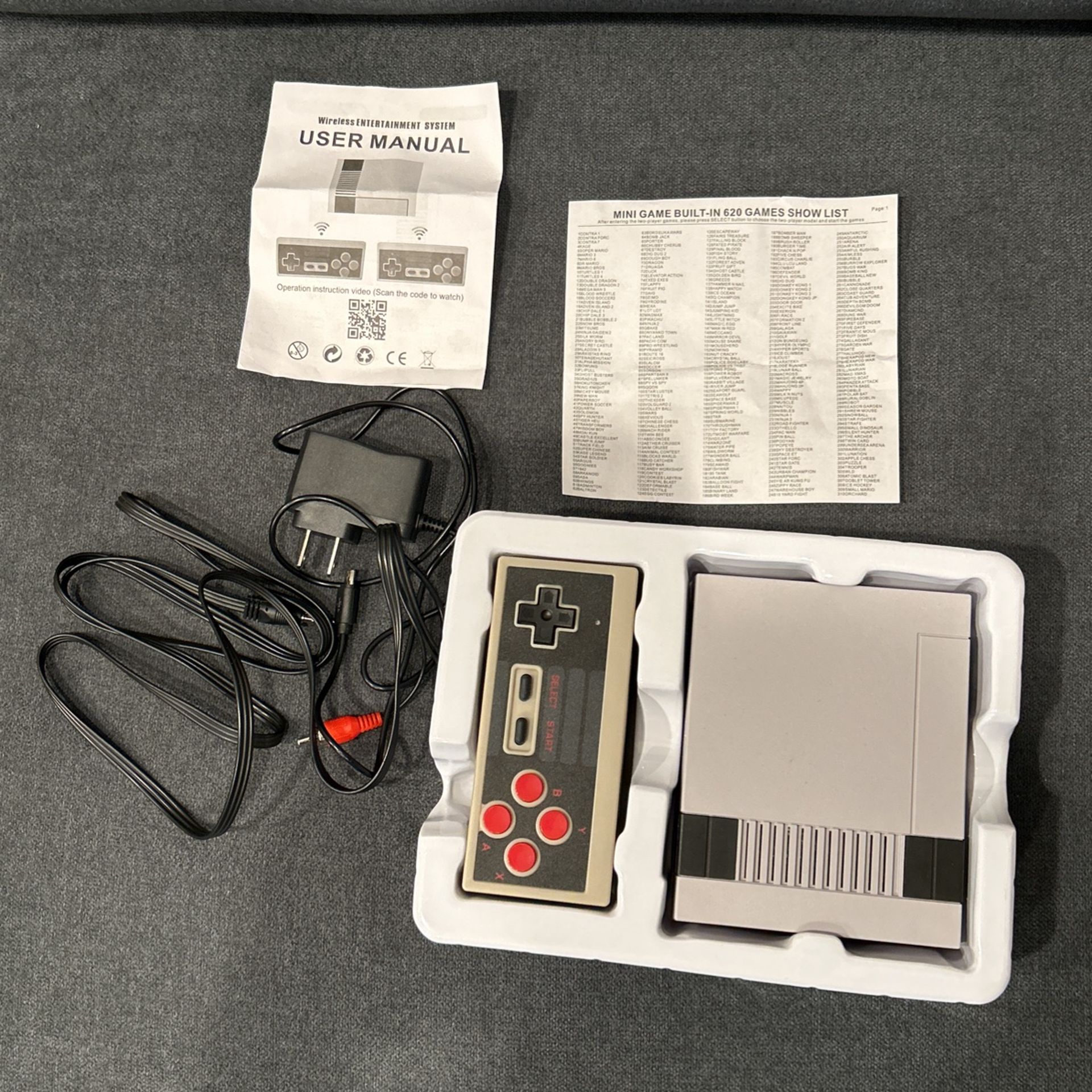Retro Game Unit 620 games
