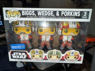 Funko Pop Star Wars 3 Pack Biggs Wedge Porkins