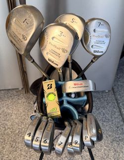 Ladies RIGHT Handed Wilson ProStaff 13pc set, with Tour Z One Golf Bag w/stand 
