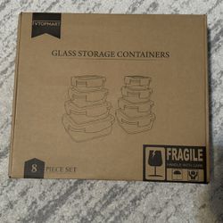 Vtopmart Glass Storage Containers 8pcs