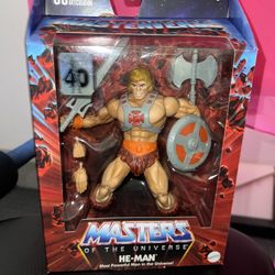 Masters of the Universe- He-Man 40th Anniversary  Mattel NIB