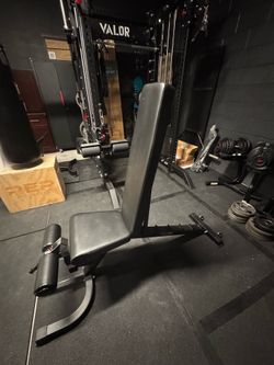Valor FID Weight Bench with Preacher Curl Attachment