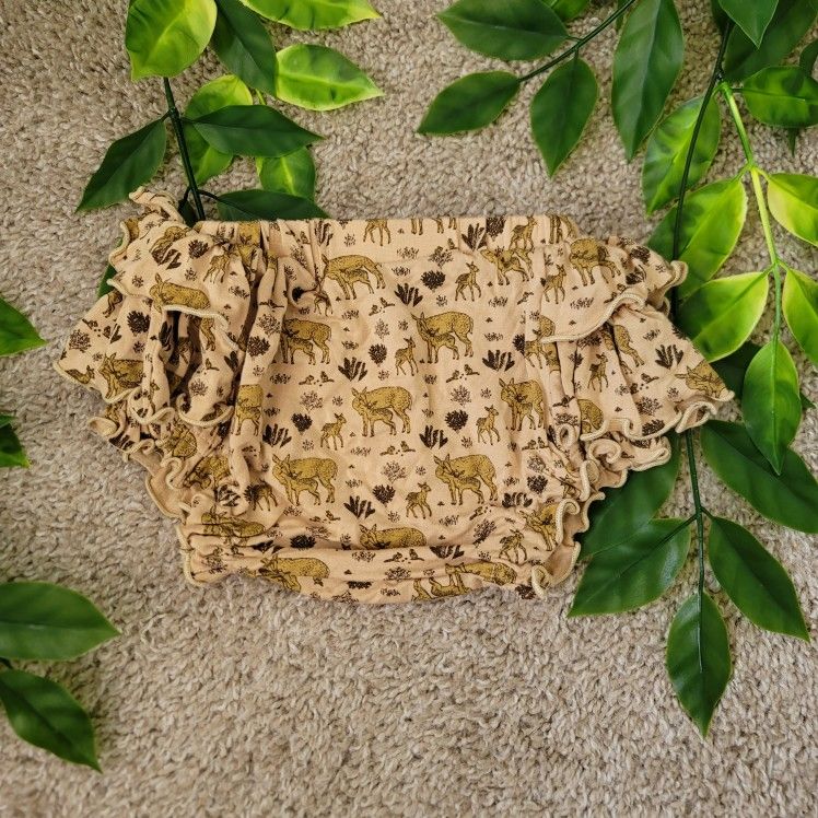 Kate Quinn Ruffled Deer Bloomers (3-6 Months)