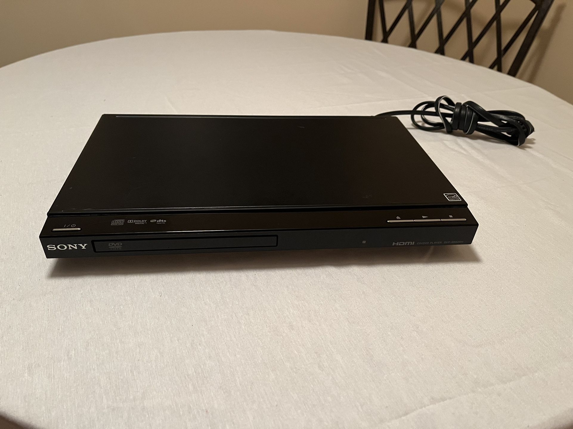 Sony DVP–SR500H CD/DVD Player (No Remote)