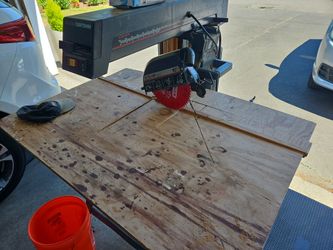 craftsmans 10'' radial table saw
