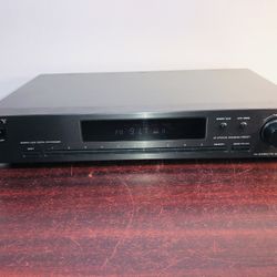 Sony ST-JX521 AM/FM Quartz Lock Digital Synthesizer Stereo Tuner FOR PARTS
