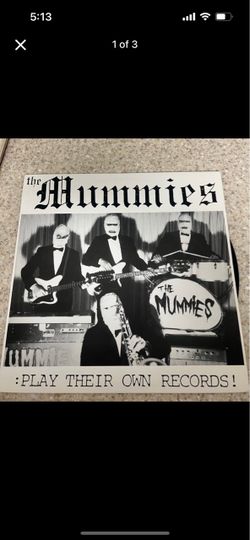 The Mummies – Play Their Own Records! LP (Original 1992 Estrus Records Pressing)