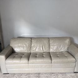 Havertys Leather Couch