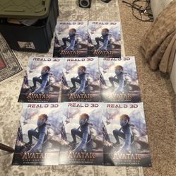 8 Avatar Fire And Ash Movie Posters. 