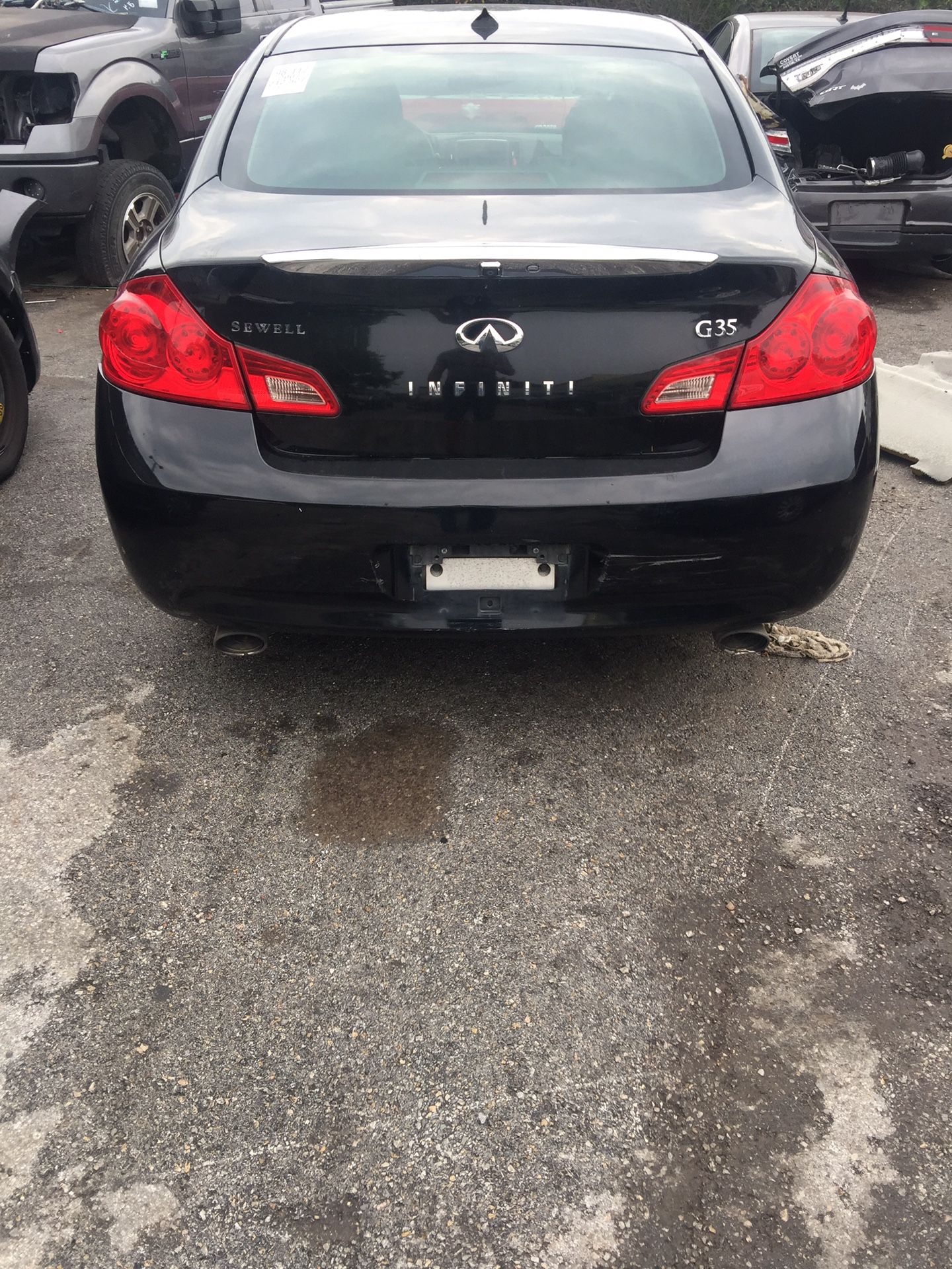 2009 2010 2012 Infiniti g35 parts only