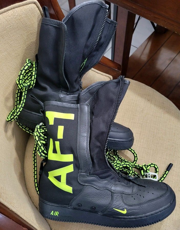 Nike SF Air Force 1 High Black Volt AA1128 003 Size 11.5 Rare Boots Brand New. for Sale in Tamarac FL OfferUp
