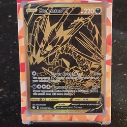 Eternatus V card (SV121/SV122) from the Shining Fates Pokémon set