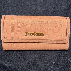 Juicy Couture Gothic Debossed Logo Wallet