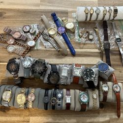 Large lot of watches sell or trade