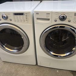 LG Front Load Washer and Gas Dryer Set 