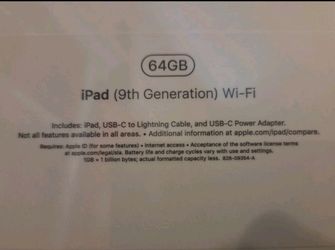 iPad 9Gen brand new sealed 64GB