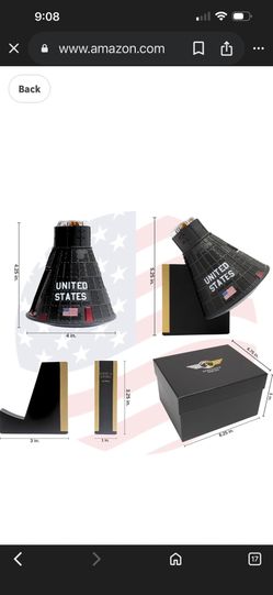 Daron Executive Series Gemini IV Capsule 1/24 Scale Collectible Resin Model With Wood Stand Perfect For Children Ages 12+