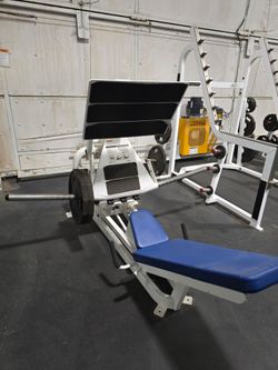 Cybex squat plate loaded leg press commercial gym equipment exercise weight