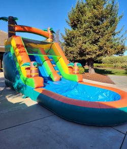 Brand new bounce house water slide/ball pit
