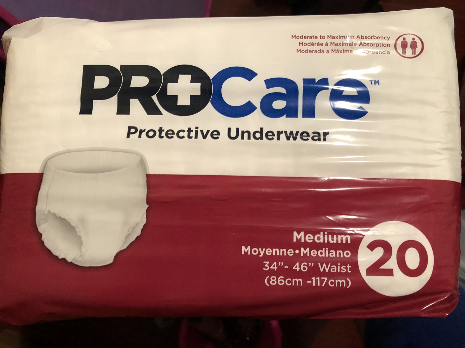 PROCare Protective Underwear Size Medium 