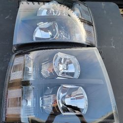 07-13 Chevrolet Silverado Headlights Luces Micas Calaveras Faros Faroles
