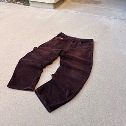Empyre Corduroy Baggy Brown Skate Pants Size 32