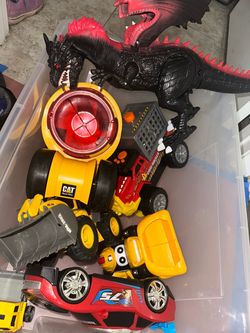 $20 for boy car dinosaurs toys (firm)