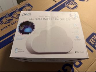 Pure Enrichment MistAire Cloud Ultrasonic Cool Mist Humidifier and Mood Light