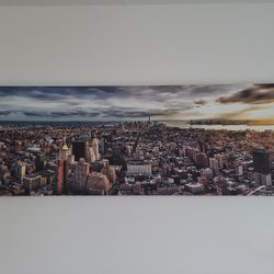 New York City With Skyline Wall Hanging  For Sale!