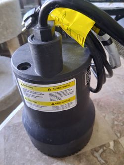 Bomba achicadora, 115V,60H2,2.9AMPS,1/6HP