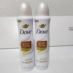$9 for both. Dove Even Tone Deodorants. Please, READ DESCRIPTION. Hablo español.