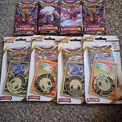 Pokemon Cards Booster Pack Lot Bundle Of 8