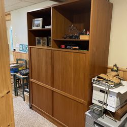 Scandinavian Teak Bookcase/Desk