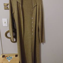 Womens Large Long Sweater