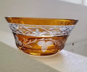 italian crystal bowl