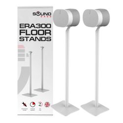 Sound Bass ERA300 Floor Stand, Twin (2pcs), White, Premium Metal Design