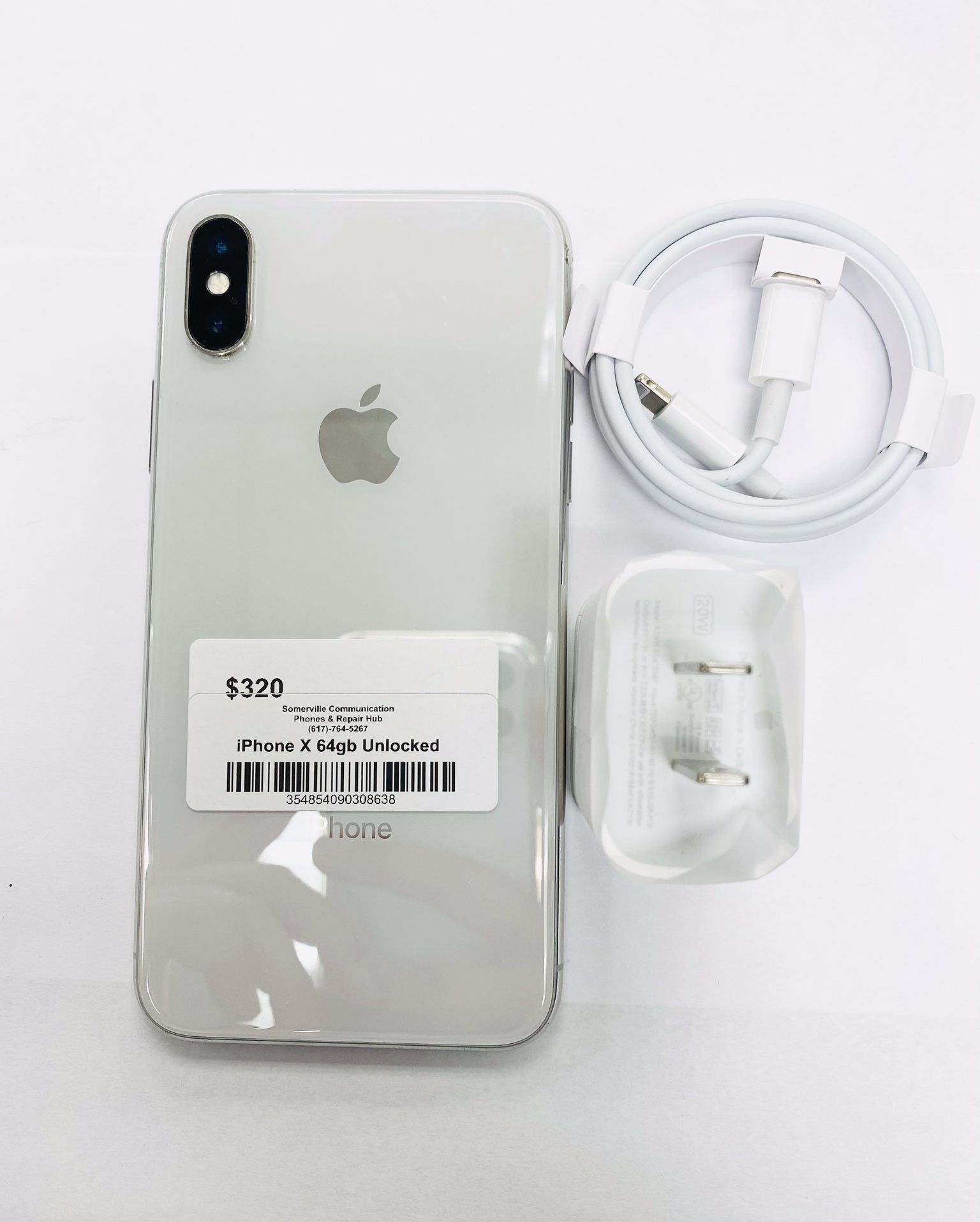 iPhone X (64gb) Unlocked with store warranty