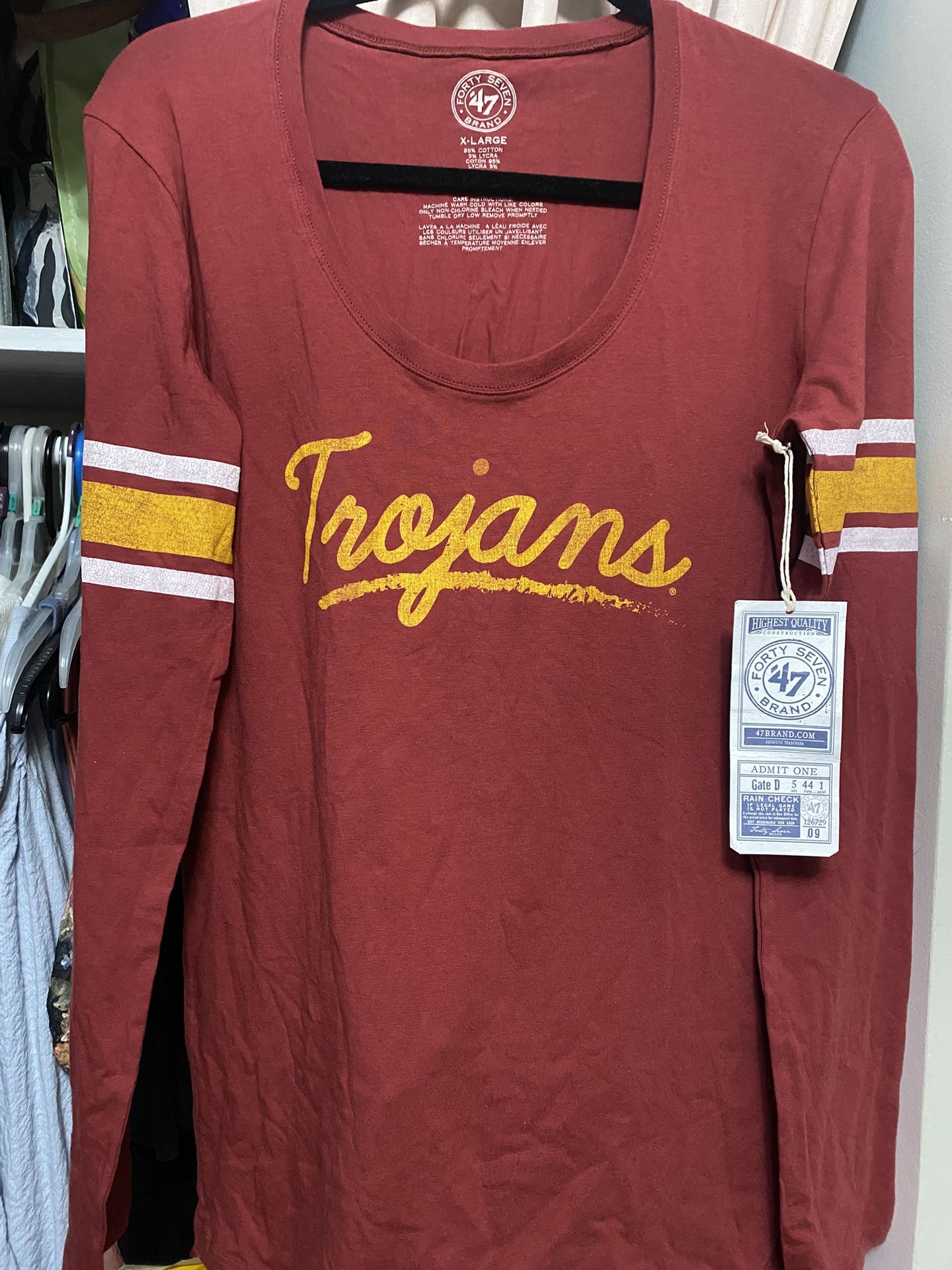 New Forty Seven Brand USC Women’s Long Sleeve Shirt