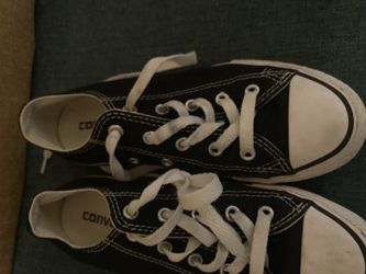 Converse black and white youth kids GS size 1y