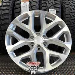 Rines Snowflake 22x9 6x139 Gray Milled