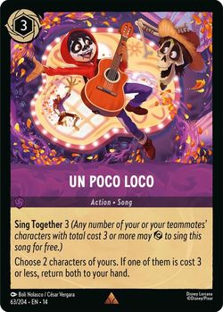 Un Poco Loco - Hyperia City #63/204 - NM - Disney Lorcana