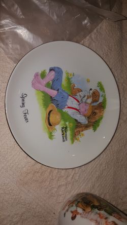 Norman Rockwell museum collection 9 cups 3 plates