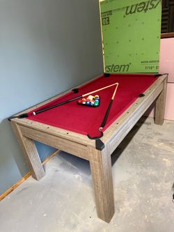 Pool table, Dining top and Table tennis
