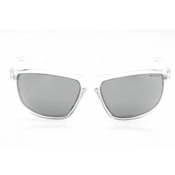 Nike Crystal Clear/Cool Grey/Silver Fla 66 mm Sunglasses