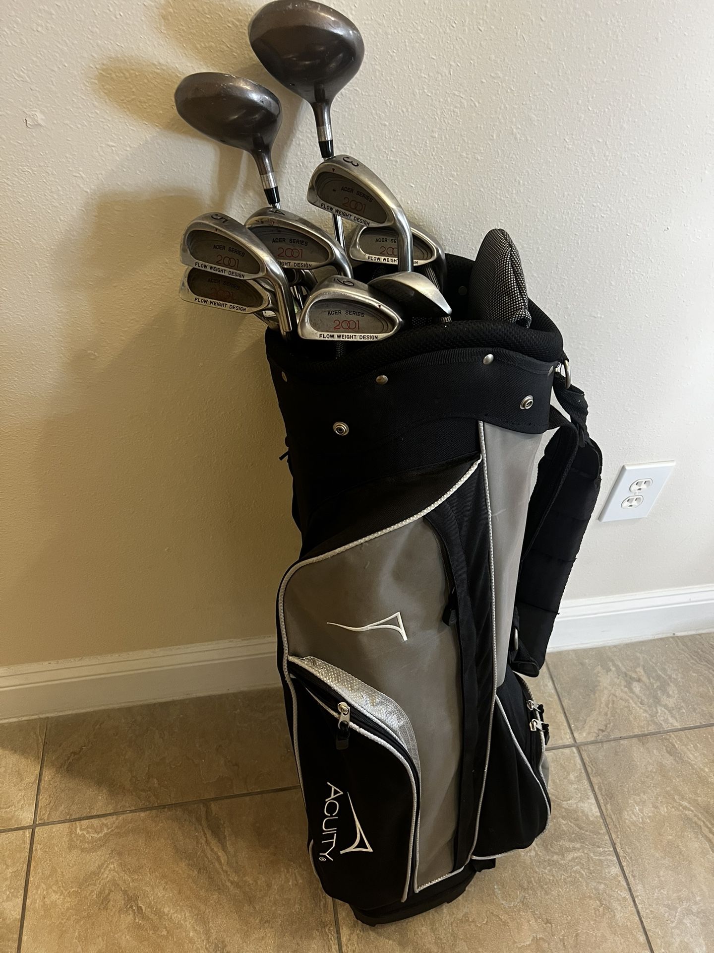 Golf Clubs And Bag