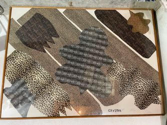 Framed abstract art print featuring leopard patterns by Crystal Industrial Dehumidifier - 145 Pint value $3900 sell for $399  HP 3600 CFM 3 Speed Air