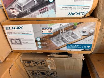 Elkay Parkway drop-in kitchen sink 20 gauge 33x22x9