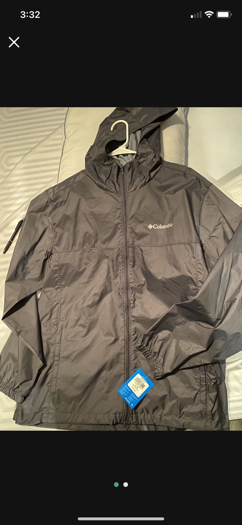Columbia Mens Rain Jacket 