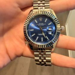 Blue Dial Men’s Watch